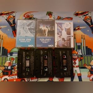 Elton John cassette tape lot best of hits rock 70s disco